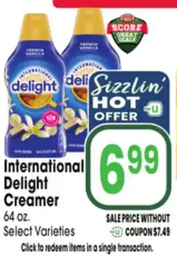 Jewel-Osco International Delight Creamer offer