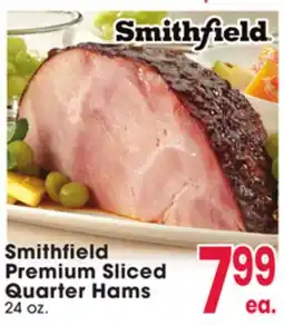 Jewel-Osco Smithfield Premium Sliced Quarter Hams offer