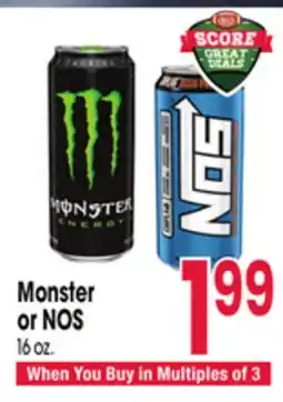 Jewel-Osco Monster or NOS offer