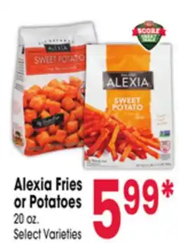 Jewel-Osco Alexia Fries or Potatoes offer