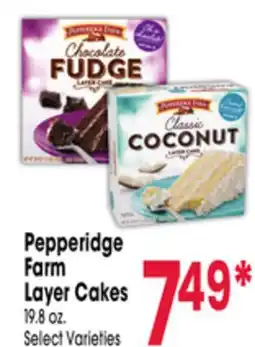 Jewel-Osco Pepperidge Farm Layer Cakes offer