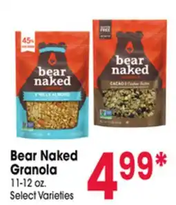 Jewel-Osco Bear Naked Granola offer