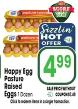 Jewel-Osco Happy Egg Pasture Raised Eggs offer