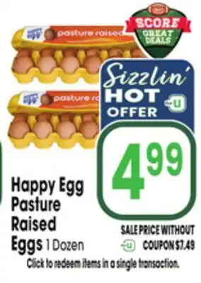 Jewel-Osco Happy Egg Pasture Raised Eggs offer