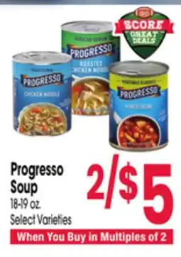 Jewel-Osco Progresso Soup offer