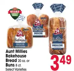 Jewel-Osco Aunt Millies Bakehouse Bread 20 oz. or Buns 8 ct offer