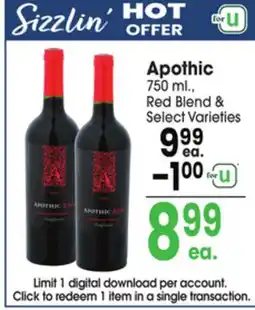 Jewel-Osco Apothic offer