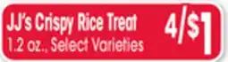 Jewel-Osco JJ's Crispy Rice Treat offer