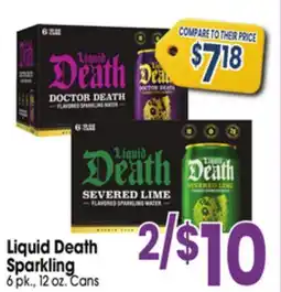 Jewel-Osco Liquid Death Sparkling offer