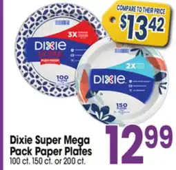 Jewel-Osco Dixie Super Mega Pack Paper Plates offer