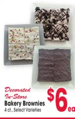 Jewel-Osco Decorated In-Store Bakery Brownies offer