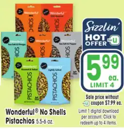 Jewel-Osco Wonderful No Shells Pistachios offer