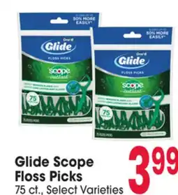 Jewel-Osco Glide Scope Floss Picks offer