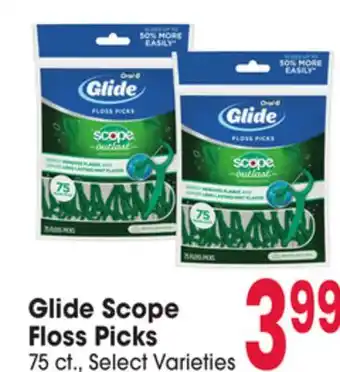 Jewel-Osco Glide Scope Floss Picks offer