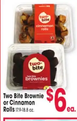 Jewel-Osco Two Bite Brownie or Cinnamon or Cinnamon Rolls offer