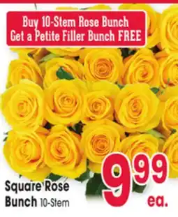 Jewel-Osco Square Rose Bunch offer