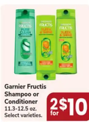 Jewel-Osco Garnier Fructis Shampoo or Conditioner offer