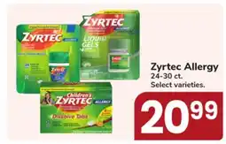 Jewel-Osco Zyrtec Allergy offer