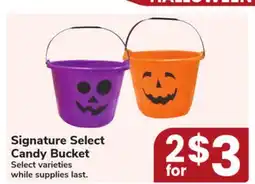 Jewel-Osco Signature Select Candy Bucket offer