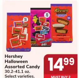 Jewel-Osco Hershey Halloween Assorted Candy offer