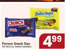Jewel-Osco Ferrero Snack Size offer