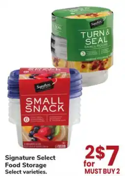 Jewel-Osco Signature Select Food Storage offer