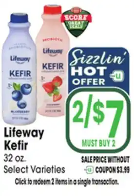 Jewel-Osco Lifeway Kefir offer