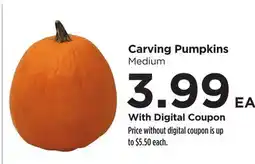Food 4 Less Carving Pumpkins offer