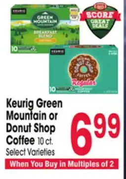 Jewel-Osco Keurig Green Mountain or Donut Shop Coffee offer