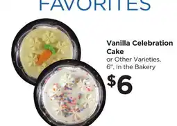 Food 4 Less Vanilla Celebration Cake offer