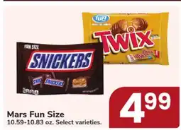 Jewel-Osco Mars Fun Size offer