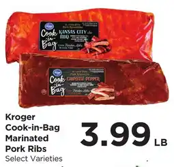Food 4 Less Kroger Cook-in-Bag Marinated Pork Ribs offer