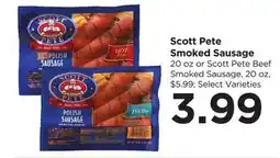 Food 4 Less Scott Pete Smoked Sausage offer