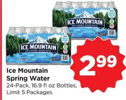 Food 4 Less Ice Mountain Spring Water offer