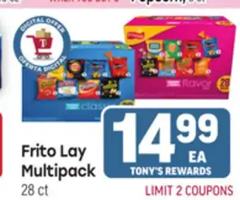 Tony’s Fresh Market Frito Lay Multipack offer