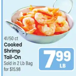 Tony’s Fresh Market Cooked Shrimp Tail-On offer