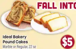 Tony’s Fresh Market Ideal Bakery Pound Cakes offer