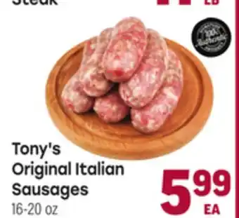 Tony’s Fresh Market Tony's Original Italian Sausages offer