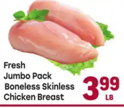 Tony’s Fresh Market Fresh Jumbo Pack Boneless Skinless Chicken Breast offer
