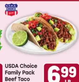 Tony’s Fresh Market USDA Choice Family Pack Beef Taco Meat offer