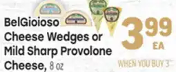 Tony’s Fresh Market BelGioioso Cheese Wedges or Mild Sharp Provolone offer