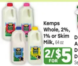 Tony’s Fresh Market Kemps Whole, 2%, 1% or Skim Milk, Milk offer
