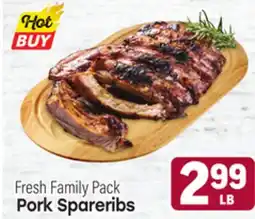 Tony’s Fresh Market Pork Spareribs offer