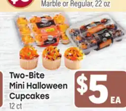 Tony’s Fresh Market Two-Bite Mini Halloween Cupcakes offer