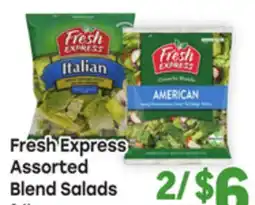 Tony’s Fresh Market Fresh Express Assorted Blend Salads offer