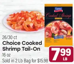 Tony’s Fresh Market Choice Cooked Shrimp offer