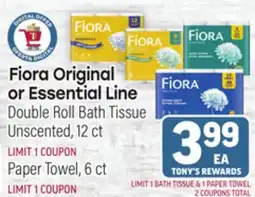 Tony’s Fresh Market Fiora Original or Essential Line offer