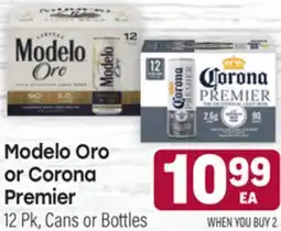 Tony’s Fresh Market Modelo Oro or Corona Premier offer