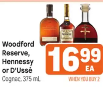 Tony’s Fresh Market Woodford Reserve, Hennessy or D' Ussé offer