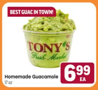 Tony’s Fresh Market Homemade Guacamole offer